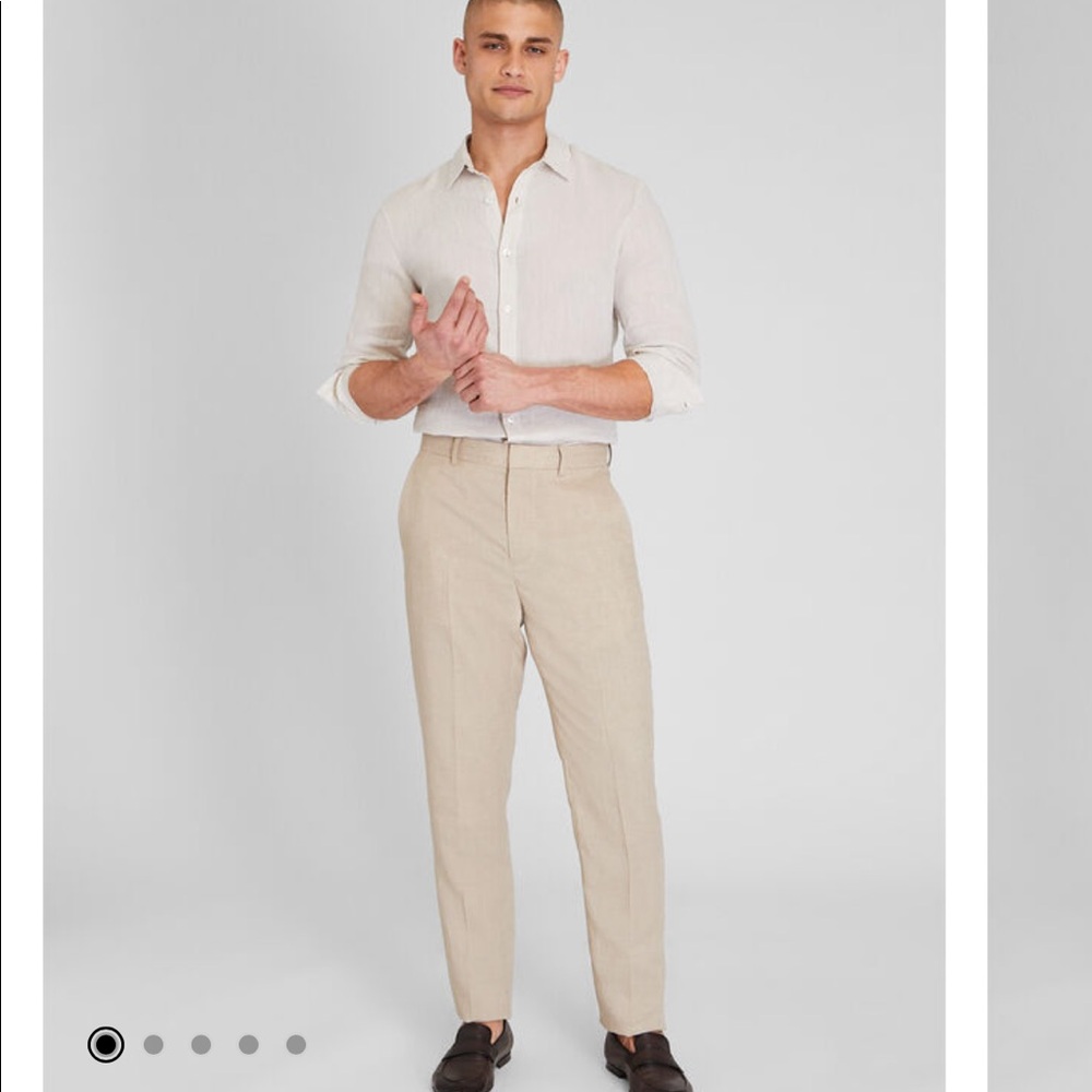Club Monaco Tech Linen Suit Trouser